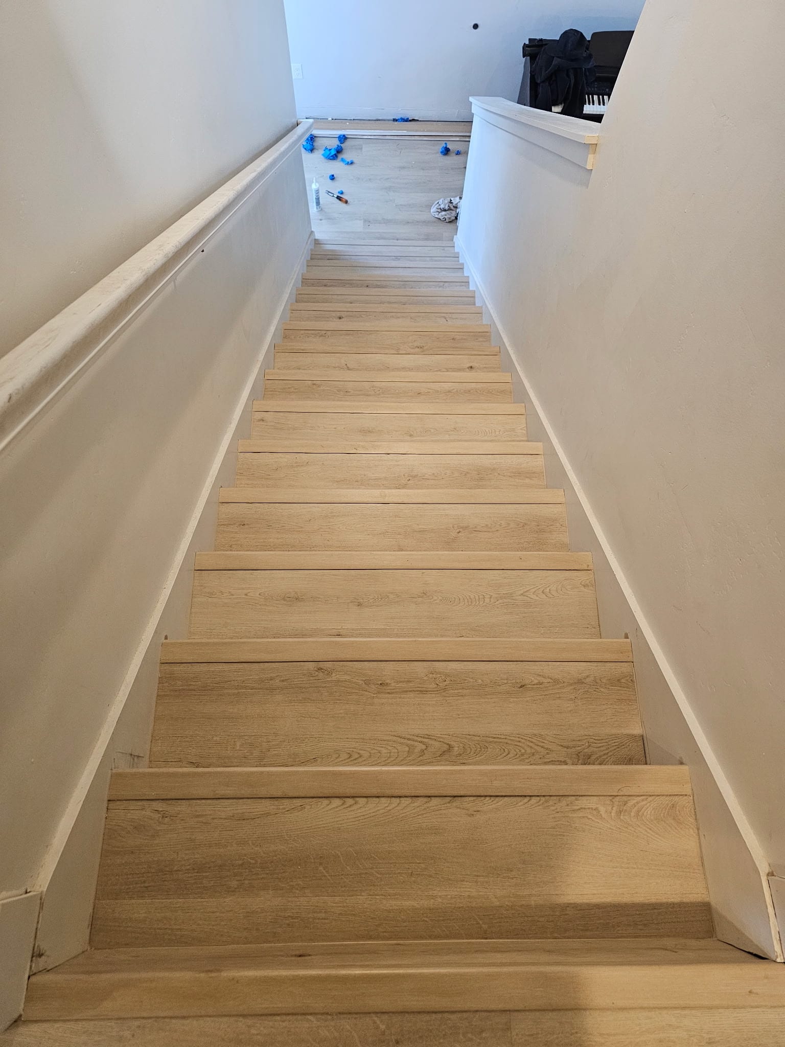 Hallway into stairs
